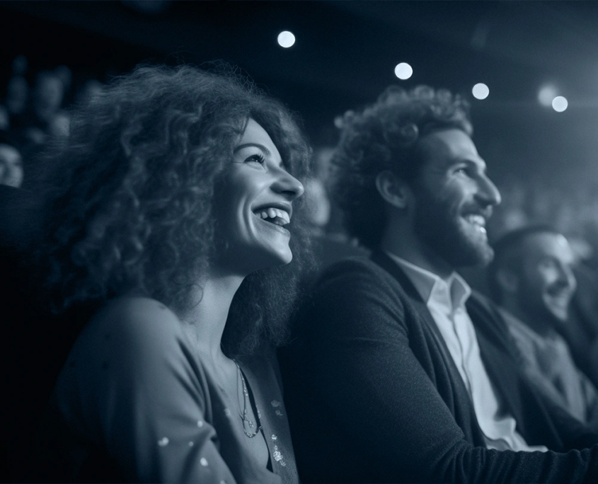 plan-and-pivot-live_events_01_ Event attendees engaged during a B2B speaker session organized by Plan and Pivot Events